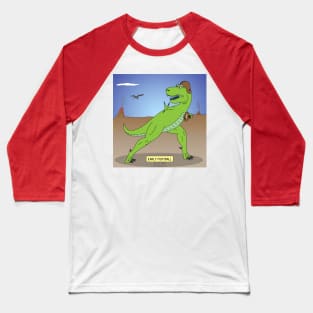 Early T-Rex Football Baseball T-Shirt